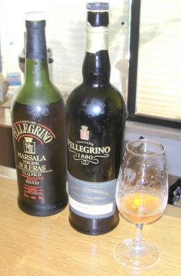 Some of the Marsala that we sampled in Marsala!